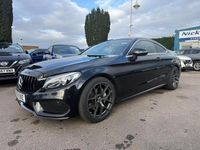Used Mercedes C220 AMG line 2018 Obsidian black Coupe