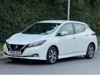 Used Nissan Leaf Acenta 110 kW (150 HP) 2019 White Hatchback