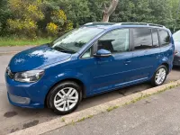 Used VW Touran SE 105 HP (77 kW) 2011 Blue MPV