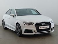 Used Audi A3 S-Line 150 HP (110 kW) 2020 White Sedan