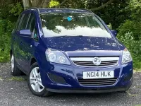 Used Vauxhall Zafira 120 HP (88 kW) 2014 Blue MPV