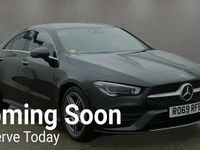 Used Mercedes CLA200 AMG line 163 HP (119 kW) 2019 Black Coupe