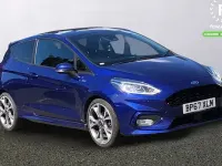Used Ford Fiesta ST-Line 125 HP (91 kW) 2018 Blue Hatchback