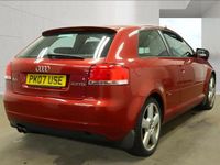 Used Audi A3 S-Line 170 HP (125 kW) 2007 Red Hatchback