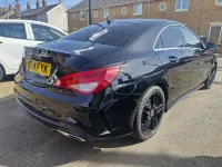 Used Mercedes CLA180 AMG line 122 HP (89 kW) 2018 Black Sedan