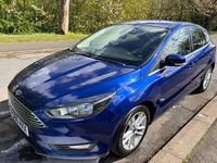 Used Ford Focus Zetec 125 HP (91 kW) 2016 Blue Hatchback