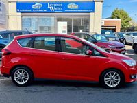 Used Ford C-MAX Zetec 125 HP (91 kW) 2018 Red MPV