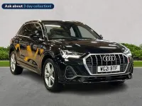 Used Audi Q3 S-Line 150 HP (110 kW) 2021 Black SUV