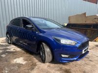 Used Ford Focus ST-Line X 140 HP (102 kW) 2018 Blue Hatchback