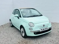 Second-hand Fiat 500 Lounge 69 CP (50 kW) 2014 Verde Cabrio