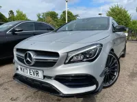 Begagnad Mercedes CLA45 AMG 2017 Silver Sedan