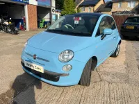 Used Fiat 500 Lounge 69 HP (50 kW) 2013 Blue Hatchback