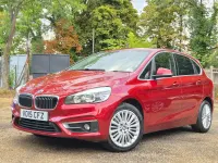 Used BMW 220 Luxury Line 2015 Red Hatchback