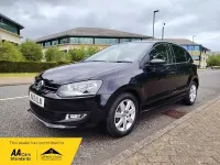 Used VW Polo Match 60 HP (44 kW) 2012 Black Hatchback
