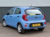 Used Kia Picanto 2021 Blue Hatchback