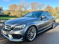 Used Mercedes C220 AMG Line Premium Plus 2017 Grey Sedan