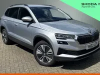 Used Skoda Karoq SE Drive 110 HP (80 kW) 2023 Brilliant silver metallic SUV