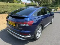 Used Audi Q4 e-tron S-Line 150 kW (204 HP) 2022 Blue SUV