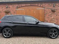 Used BMW 116 Sport Line 2015 Black Hatchback