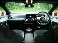 Begagnad Mercedes CLA200 AMG Line Premium 163 HK (119 kW) 2019 Röd Sportkupé