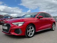 Usado Audi A3 e-tron S-Line 204 CV (150 kW) 2020 Rojo Utilitario
