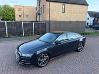 Used Audi A7 S-Line 2017 Blue Hatchback