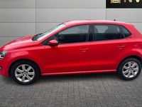 Begagnad VW Polo Edition 60 HK (44 kW) 2013 Röd Halvkombi