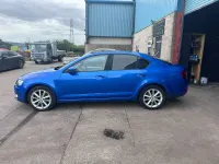 Used Skoda Octavia Elegance 148 HP (108 kW) 2014 Blue Estate