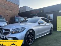 Used Mercedes C220 AMG Line Premium 194 HP (142 kW) 2018 Silver Estate