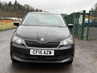 Used Skoda Fabia SE 90 HP (66 kW) 2015 Black Hatchback