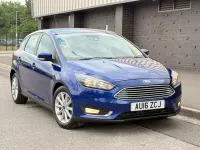 Used Ford Focus Titanium 2016 Blue Hatchback