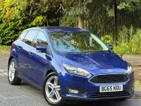 Used Ford Focus Zetec 125 HP (91 kW) 2015 Blue Hatchback