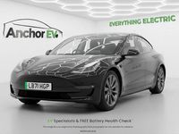 Used Tesla Model 3 Long Range AWD 254 kW (346 HP) 2021 Black Sedan
