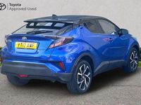 Used Toyota C-HR 116 HP (85 kW) 2017 Nebula blue bitone SUV