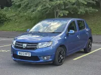 Used Dacia Sandero Lauréate 75 HP (55 kW) 2013 Blue Hatchback