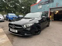 Used Mercedes A200 AMG line 2019 Black Hatchback