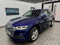 Used Audi Q5 S-Line 190 HP (139 kW) 2019 Blue SUV