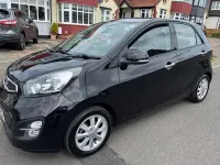 Used Kia Picanto 84 HP (61 kW) 2014 Black Hatchback