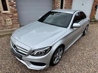 Used Mercedes C220 AMG line 170 HP (125 kW) 2014 Silver Sedan