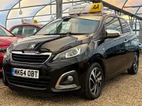 Used Peugeot 108 Allure 82 HP (60 kW) 2014 Black Hatchback