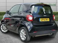 Begagnad Smart ForTwo Coupé Passion 71 HK (52 kW) 2016 Svart Sportkupé