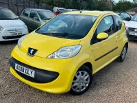 Used Peugeot 107 68 HP (50 kW) 2008 Yellow Hatchback