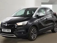 Used Vauxhall Crossland X Elite 110 HP (80 kW) 2017 Black SUV