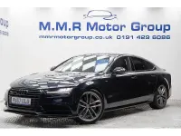 Used Audi A7 Black Edition 2017 Blue Hatchback