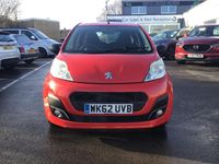 Used Peugeot 107 Active 68 HP (50 kW) 2012 Red Hatchback