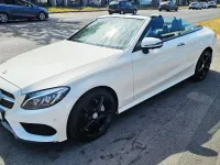 Used Mercedes C220 AMG Line Premium Plus 2017 White Cabriolet
