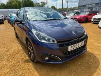 Gebraucht Peugeot 208 2016 Blau Kleinwagen