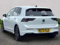 Used VW Golf VIII Black Edition 150 HP (110 kW) 2025 White Hatchback