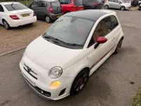 Used Abarth 500 135 HP (99 kW) 2009 White Hatchback