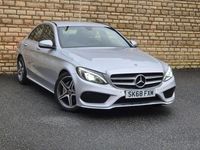 Used Mercedes C220 AMG line 2018 Silver Sedan